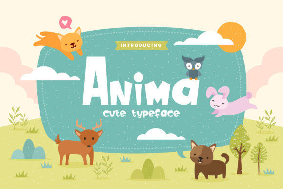 Anima: A Playful Display Font for Creative Web Design