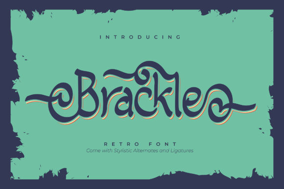 Brackle: A Distinct Display Font for Editorial Design