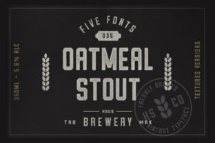 Bring Charm to Your Craft with Oatmeal Stout Font