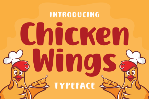 Chicken Wings: A Playful Display Font for Editorial Flair