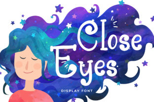 Close Eyes: A Bold and Expressive Display Font