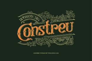 Constreu: Elevate Your Brand with This Victorian-Style Display Font