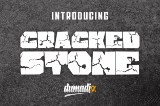 Cracked Stone: A Bold Display Font for Eye-Catching Campaigns