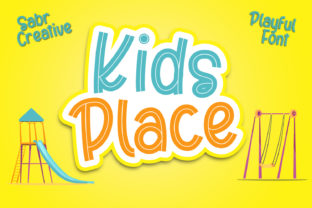 Enhance Your Brand with Kids Place: A Fun and Playful Display Font