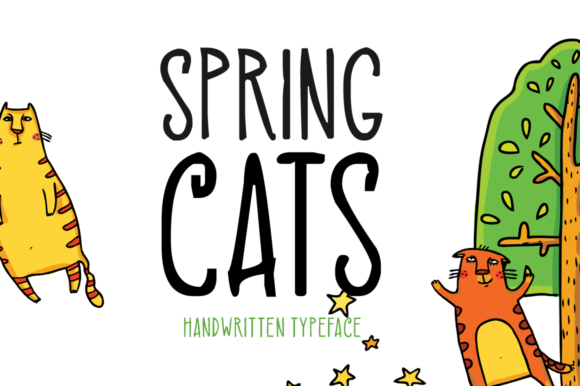 Enhance Your Brand with the Playful Spring Cats Font