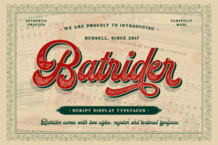 Introducing Batrider: A Charming Display Font for Editorial Design