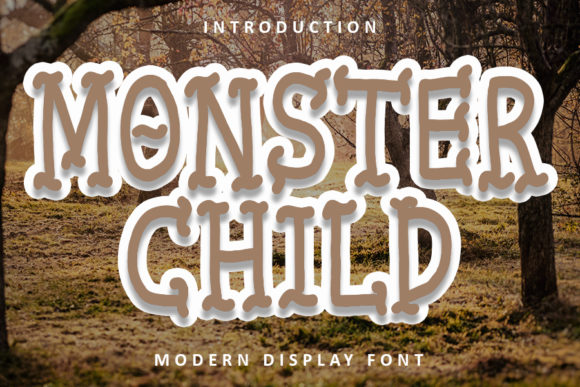 Monster Child: A Versatile Display Font for Creative Web Design