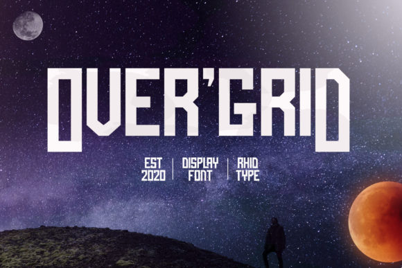 Over Grid: A Bold and Thick Display Font for Impactful Branding