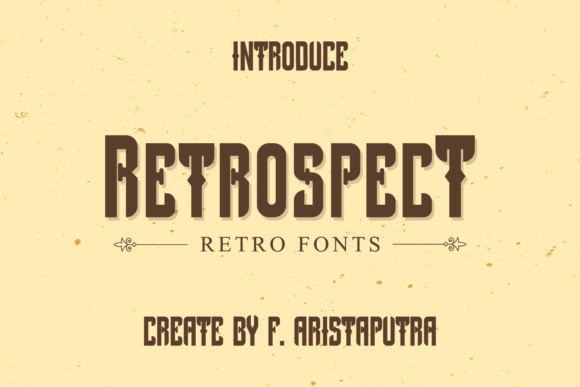 Retrospect: A Bold, Retro Font for Editorial Impact
