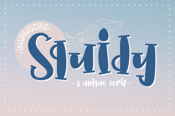 Squidy: A Quirky Display Font for Creative Branding