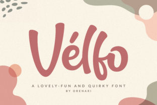 Transform Your Brand with Velfo: A Quirky Display Font