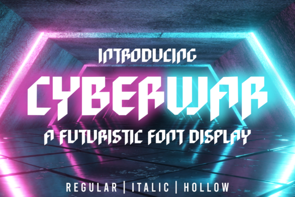 Unleash Your Campaign with Cyberwar, the Bold Display Font
