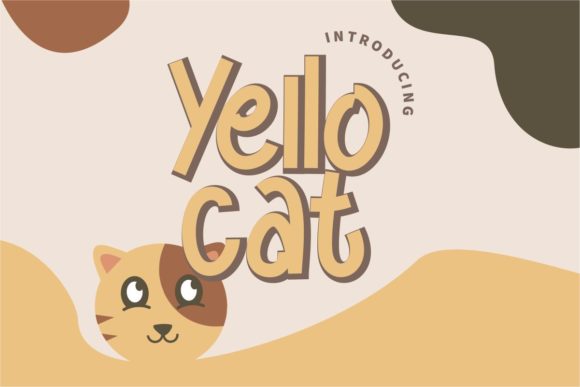 Yello Cat: A Quirky Display Font for Creative Web Design